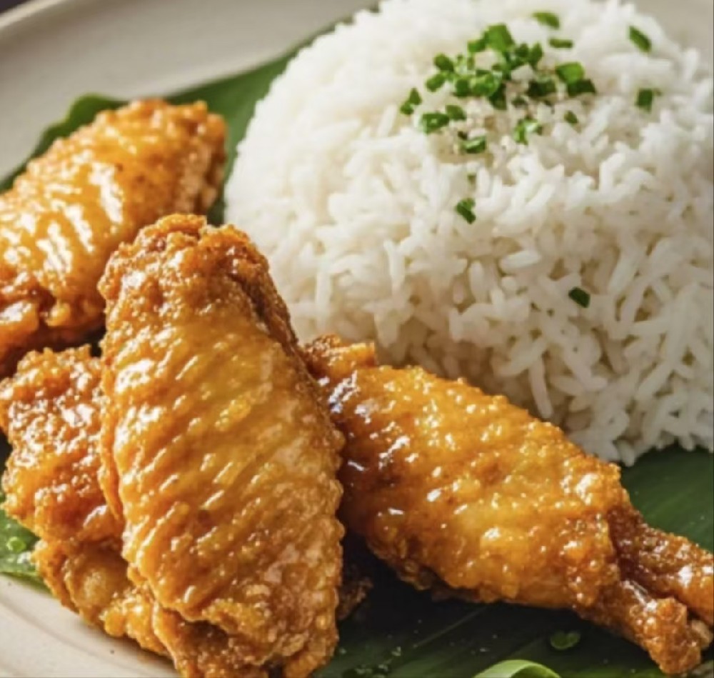 炸鸡米饭