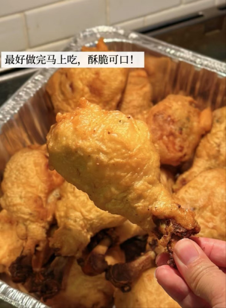 超酥的酪乳炸鸡腿